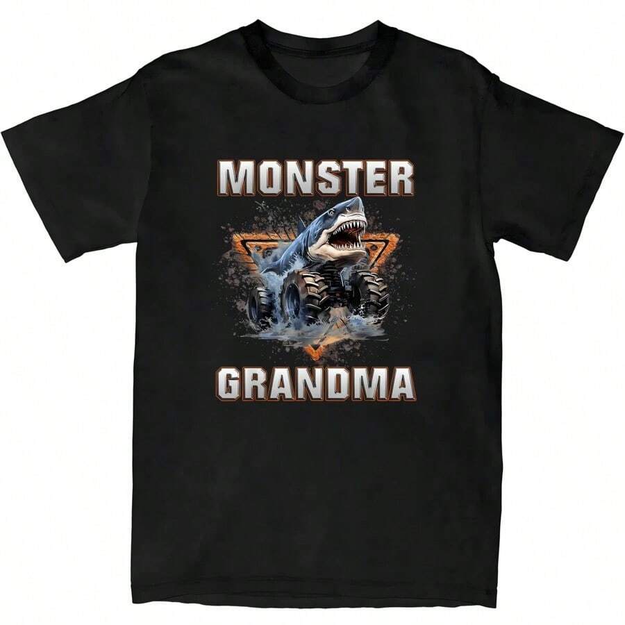 Summer Outfits For WomenMonster-Truck-Papa-Monster-Truck-Are-My-Jam-Truck-Lovers-T-Shirtsummer Outfits For Womensummer Outfits For Women,Summer Tops - 黑6 - 查看 1