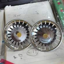 不锈钢厨房水槽滤网和排水塞 - 抛光排水塞带毛发收集器，适用于浴室和厨房排水保护 - 銀色 - 查看 8