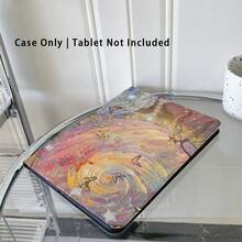 1pc Dreamy Starry Sky Butterfly Print Tablet Case Book-Style Stand Protective Tablet Case Compatible With IPad Air 6/5/4 &10 (10.9 Inch) - Compatible With IPad Pro 2024,Air M3/A16 2025, Compatible With Samsung For Galaxy Tab S9 FE/S8 Plus/S7/S11 - Ideal For Work, Travel, And Home Relaxation,Compatible With SAMSUNG,Compatible With XIAOMI - Multicolor - View 5