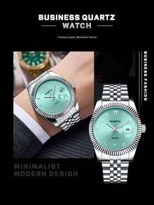 SUNKTA LIGE Men Watch Top Brand Stainless Steel Watches For Men Sport Date Waterproof Quartz Watches Men Chronograph - Silver - View 12