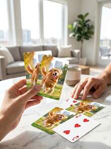 Custom Dog Or Cat Photo Playing Cards, Personalized Pet Picture Poker Deck, Dog Lover Game Night Gift,Custom Pet Poker Cards, Cat Owner Gift For Game Night,Personalized Pet Playing Cards, Keepsake Gift For Dog/Cat Owners - Multicolor - View 6