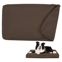 DUJUIKE 100% Waterproof Dog Bed Cover, Dog Crate Mat Cover, Pet Mat Replacement Protective Cover, Washable And Detachable Mat Protective Cover, Durable Oxford Fabric With Zipper (Coffee Color) - Coffee Brown - View 13