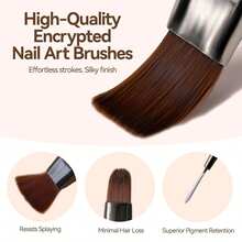 ESUOHYM 18 PCS Nail Art Brushes Set With Nail Sculpting Pen Dotting Tools For Painting Nails,Acrylic Nail Brushes For Nail Extensions,Liner Brushes For French Nails,Nail Art Tools For Diy Design - ColorA - View 5