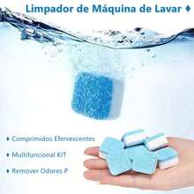 Kit Of 24 Effervescent Tablets For Washing Machines – Deep Cleaning/ Eliminates Hidden Odors And Residues - Bộ gồm 12 sản phẩm - Xem 6