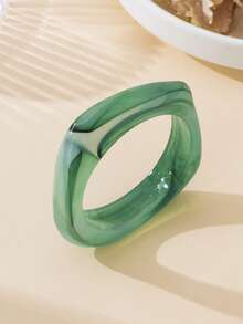 1pc Oversized Green Summer Beach Vacation Bracelet For Women - Green - View 4
