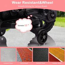 Gaderth 6V Motorcycle For Kids, Ride On Motorcycle With Traning Wheels, Headlight & Music, 2-5mph Adjustabled Speed Electric Bike For Kids,Electric Toddler Bike For Child As The Gift - Pink - View 9