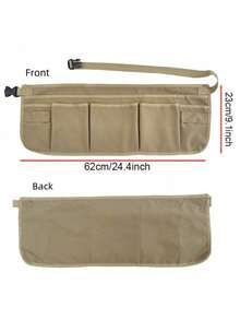 1pc Waist Tool Apron, Practical Waist Apron, Woodworking Waist Apron, 12 Pockets, Adjustable, Suitable For Construction, Woodworking, Electrician, Great Christmas Gift - Multicolor - View 4