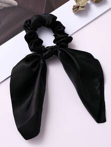 1/10 Piezas Scrunchies de satén de colores para el cabello de niñas, lazos de pelo con moños, lazos de seda anudados, cinta de pelo de satén, elástico para cola de caballo, accesorio de cabello para uso diario - Multicolor - Ver 11