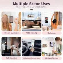 2 Pcs Colorful Silicone Phone Holders With Suction Cups, Octobuddy Phone Grips, Sticky Grips, Phone Accessories, Octobuddy,Sticky Phone Grip,Phone Stand,Mobile Phone Holder,Travel Essentials,Kitchen Essentials,Squishy,Octobuddy Double Side. - 40 Double-sided Suction Cups - View 4