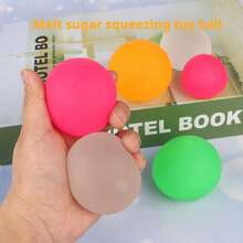 麦芽糖揉捏球，慢回弹挤压减压玩具 - 彩色 - 查看 2