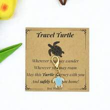 1个可爱海龟钥匙扣，吉祥海龟吊坠，旅行礼物，包包挂饰，男女通用旅行配件 - 彩色 - 查看 5