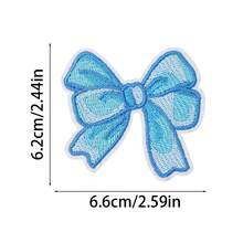 Bộ 1/16 miếng vá thêu phong cách cao bồi ven biển, hình sinh vật biển màu xanh dương và vỏ sò ngọc trai, huy hiệu hình bốt nơ và cô gái lướt sóng để tự làm áo khoác denim. - A - Xem 4