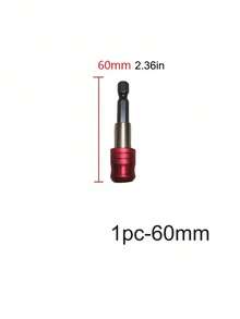 Set 3 buah Pemegang Mata Bor Magnetik Hitam, Panjang 60mm, 100mm, 150mm dengan Tangkai Heksagonal 1/4", Cocok untuk Mata Obeng, Mur, Mata Bor, dan Soket - Adaptor Mata Bor Ekstensi Mudah untuk Pekerjaan yang Efisien, Peralatan Pria - Hitam - View 16