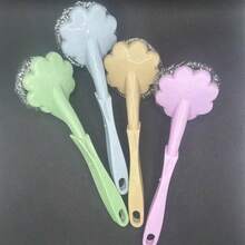 Ergonomic Metal Wire Brush With Handle For Kitchen Cleaning, Random Color, Suitable For Washing Dishes, Pots, Pans And More - Multicolor - View 10