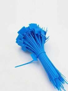 100 piezas Etiquetas de cable, Etiquetas de cable de red, Correas de etiqueta, Etiquetas de hebilla, Correas de plástico impermeables, Marcadores de etiqueta, Organizadores de cable de hebilla impermeables, Correas de marcado de plástico - multicolor - Ver 13