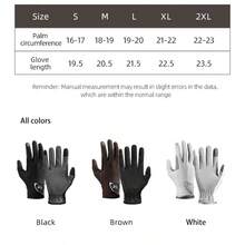 GOLOVEJOY 1 Paar hochwertige professionelle Reiterhandschuhe für Damen und Herren, rutschfest und atmungsaktiv, für Training & Wettkampf, Touchscreen-Design, strapazierfähige Reitausrüstung, Golfhandschuhe mit hohem Grip, geeignet für alle Jahreszeiten, professionelle tägliche Reitausrüstung, atmungsaktives Mesh-Design für langes Tragen ohne Schwitzen - Verschiedenfarbig - Übersicht 8