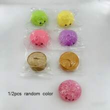 Dumpling Squishy Toy (Her/Him) 1/2 Pack. Soft Bun Squishy Toy, Office Leisure Funny Toy. 2026 New Model Deformable Bread Squeeze Ball, Cute Stress Relief Toy, Suitable Holiday Party Gifts, Party Set - ngẫu nhiên - Xem 6