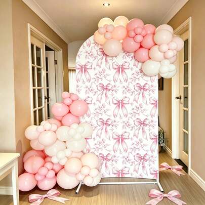 1 tấm vải phủ cổng vòm nơ hồng, vải phông nền cổng vòm, phông nền tiệc, trang trí cổng vòm kim loại, vải khung cổng vòm bóng bay kim loại, vải cổng vòm cưới, vải khung cổng vòm, vải khung kim loại, đồ dùng tiệc sinh nhật, sinh nhật bé gái, quà sinh nhật, quà tặng tiệc, đạo cụ chụp ảnh, trang trí tiệc mừng em bé, trang trí sinh nhật tại nhà, trang trí phòng, trang trí tiệc màu hồng, trang trí tiệc chủ đề nơ, biểu ngữ, trang trí tiệc em bé.