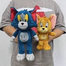 TOM AND JERRY. 23-32cm Muñeca de peluche oficial, edición de cine, regalo de cumpleaños para niños, muñeca coleccionable de dibujos animados - Multicolor - Ver 4