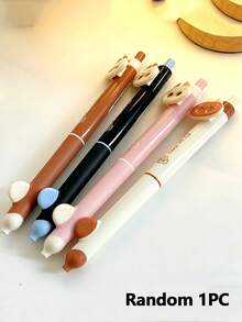 2pcs Funny Siamese Cat Retractable Ballpoint Pens, Blinking Cat Clickable Pens, Cute Expression-Changing Pens, High-Quality, Quick-Drying, Smooth Writing For Studying, 0.5mm Cute Quick-Drying Ergonomic Pens, Creative Cat Expression Switching Ballpoint Pens - Default - View 15