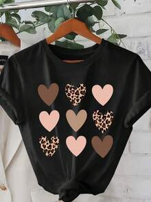 Women T-Shirts - 黑色 - 查看 1