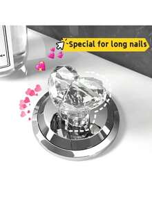 1个心形马桶冲水按钮，马桶水箱按钮，马桶冲水阀，创意心形冲水按钮，菱形马桶冲水阀，美甲长款马桶冲水阀，通用浴室冲水配件，马桶座圈升降辅助装置，马桶座圈套，抽屉拉手，橱柜门把手，冰箱把手，马桶座圈升降器 - 彩色 - 查看 6