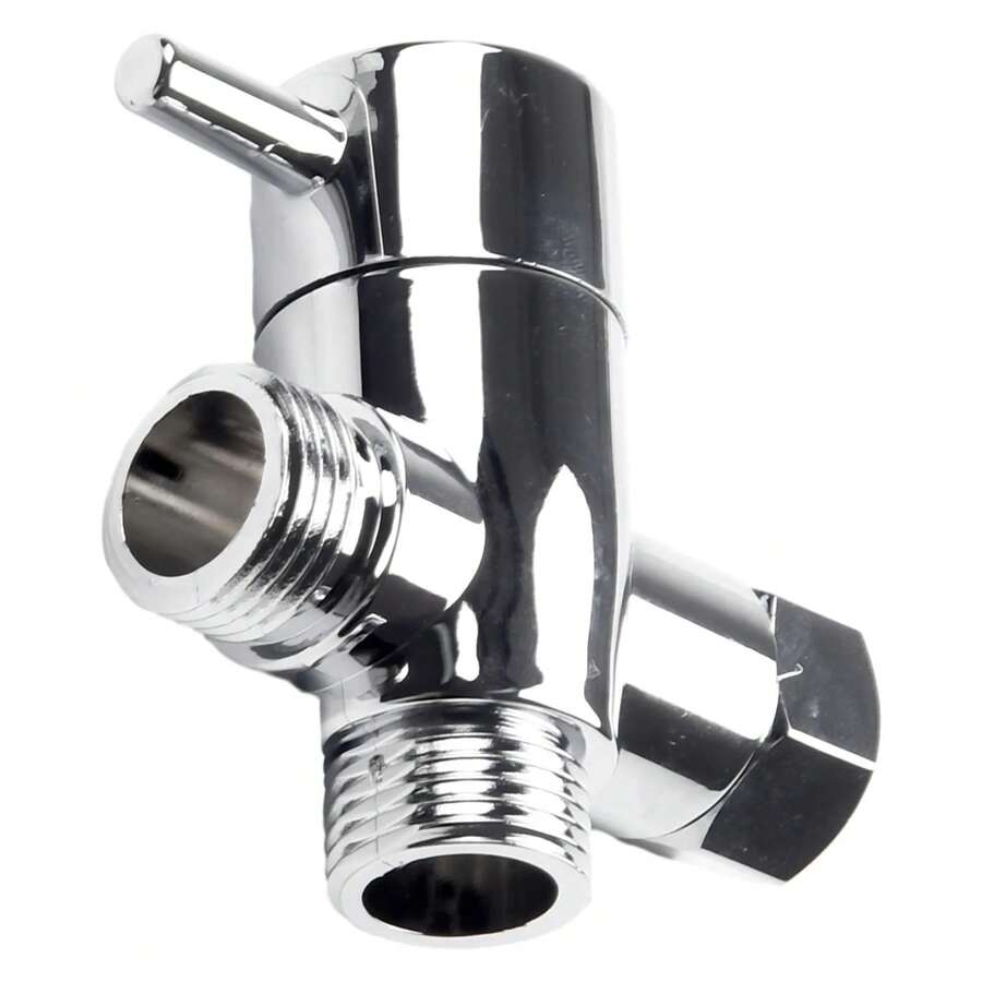 Válvula desviadora de cabezal de ducha de 3 vías, adaptador para baño, válvula de montaje de cabezal de ducha 1/2, desviador, convertidor ABS, accesorios de baño OGDU - A - Ver 1