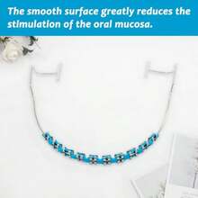 Fake Braces Temporary Cl On Teet Wit S And Wire Temporary Braces Suitable  Ortists To Explain And Practice  Dental Students - S Falsos Para Dientes Lig Blue - Xanh nhạt - Xem 6