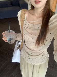 Women Tops - Apricot - View 11