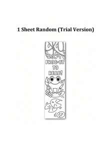 1/10/20/30pcs DIY Cute Animal Coloring Bookmarks, Handmade Craft Activity, Cute Animal Coloring Bookmarks Suitable For Book Lovers, 10 Fun Bookmark Designs, Classroom Reward Supplies, Back To School Essentials - Multicolor - View 13