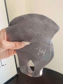 1个蕾丝防晒面罩，女士冰丝护眼面罩，透气轻便，防紫外线，适合日常佩戴 - A - 查看 4