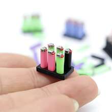 5pcs Mini Lighter - Exquisite Detailed Replica Mini Lighters For Collection And Home Decor - Multicolor - View 1
