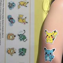pokemon Bộ sticker chính hãng, sticker đa chức năng, 36 sticker, sticker trang trí máy tính và điện thoại, sticker hoạt hình dễ thương cho trẻ em, giấy trang trí, vật liệu dán điện thoại, đồ thủ công tự làm (DIY). - Nhiều màu - Xem 6