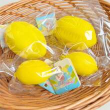 1pc Handmade Squishy Lemon, Summer Squeeze Toy, Stress Relief Toy, Birthday Gift, Back To School Gift, Easter Gift, Christmas Gift - Multicolor - View 1