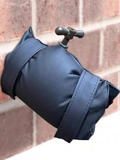 1pc Winter Faucet Covers - Outdoor Garden Socks For Freeze Protection, Reusable Waterproof Insulation, Includes Hose Bib Cover