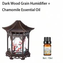 Chinese Pavilion Style Mini Humidifier With LED Night Light, 2.2W USB Ultrasonic Mist, 160ml Portable Desktop Air Humidifier, ABS Material Suitable For Home Office Bedroom - 彩色 - 查看 11