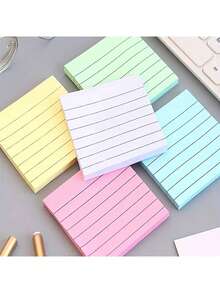 1200pcs Transparent Line Sticky Notes, 12 Packs Transparent Line Sticky Notes, Size 3x3 Inches, Aesthetic And Practical, Suitable For School And Office Supplies, Back To School Essential - 3in:3in - View 10