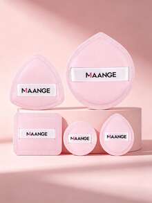 MAANGE Bộ 4/5 bông mút trang điểm hình tam giác, loại dùng được cả khi ướt, mềm mại và thân thiện với da, nhỏ gọn, giá cả phải chăng, thích hợp cho du lịch, có thể dùng làm quà Giáng sinh, mỹ phẩm, dụng cụ trang điểm, đồ dùng thiết yếu giá rẻ, quà tặng, quà cho nữ, quà Giáng sinh. - Hồng - Xem 14