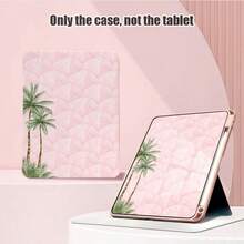 1个棕榈树图案PU皮革翻盖保护套，带360度旋转支架和笔槽，兼容三星A9/A9+/S9/S9FE/A11/A11+/S11/S10 FE/S10 FE+/S10 Lite、A16 2025、Air 11/13、M3 2025、Mini 7 A17、Pro 2024、Air 11/13、M2 2024、Pro 11/13、M4 2024、Pro 12.9、7/8/9代、10.2、10代、10.9、Air 4/5/6/7/8、10.9、Pro 11、4/5/6代、Mini 6、SE 11、荣耀、Matepad SE 11。 - 彩色 - 查看 3