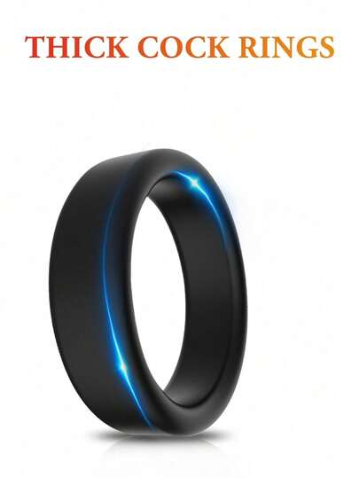 Anillo de pene de silicona, engrosado y suave, ajuste excelente, no se enrolla ni pellizca, proporciona una experiencia de erección suave. Anillo de pene suave y elástico, juguete sensual para hombres. Juguete sexy, anillo de pene, funda de pene, producto BDSM, juguete de pene con arnés, juguete de máquina sexy, anillo de pene, funda de pene, producto BDSM
