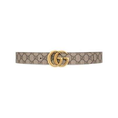  GUCCI/Gucci Cinturón de Tela Marrón para Mujer 659416 92TIC 8358 PL2303