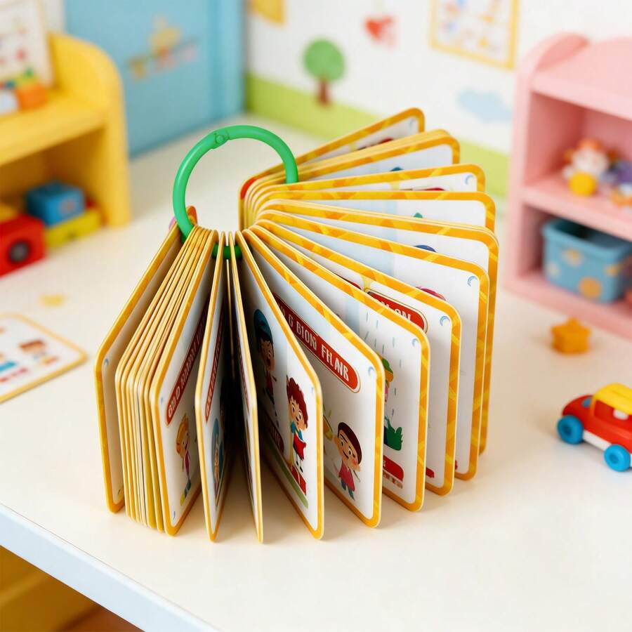 Bộ thẻ từ trái nghĩa, thẻ từ vựng hai mặt ép nhựa, dụng cụ học tiếng Anh di động, đồ dùng hỗ trợ giảng dạy trong lớp học, mở rộng vốn từ vựng, đồ dùng học tập, văn phòng phẩm và học ngoại ngữ. - Nhiều màu - Xem 1