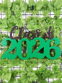 2026年木质毕业装饰品 - 红色2026届毕业生拍照道具和派对装饰，2026届毕业生礼物牌，毕业派对装饰（绿色） - 綠色 - 查看 8