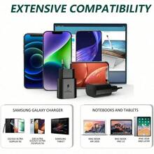 Chargeur Type-C + Câble de données 1M | Parfaitement compatible avec les appareils Apple, les ordinateurs portables et les écouteurs, votre solution d'alimentation portable - Prise de type UE C (220-240 V) - Voir 7