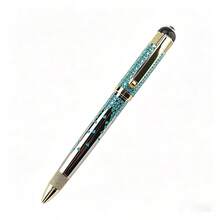 几何图案豪华金属圆珠笔，伸缩式笔身，书写流畅，适用于办公和学习场合。 - 1350Y - 查看 6