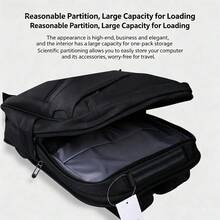 Lenovo 筆電包 B200、TP600-B、B41 Lite、B15 Pro，可當後背包/手提包/斜背包，商務出差通勤用，防水防震，時尚大容量，適用多款筆電型號 - 彩色 - 查看 3