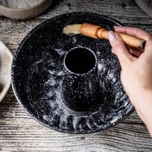 Mold, Metal, Round With A Hole, With A Non-Stick Coating, Black, Diameter 22 Cm - View 3