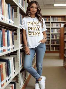 Women T-Shirts - White - View 4