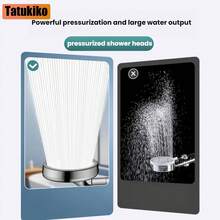 Vòi sen phun áp lực mạnh mẽ từ Tatukiko, có vòi sen cầm tay có thể dùng làm vòi phun trên trần. Sản phẩm bao gồm chức năng dừng nước bằng một nút bấm để chỉ sử dụng khi tắm. - tắm đơn - Xem 3
