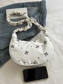 Túi đeo chéo tay nữ thời trang mới năm 2026, kiểu dáng đơn giản tối giản, chất lượng cao, thích hợp cho người đi làm. - trắng - Xem 6